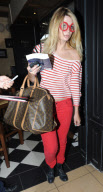 MISCHA BARTON LEAVES NICE