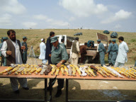 AFGHANISTAN-KHOST-EXPLOSIVE DEVICE-CAPTURED