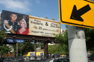 Prince Frederic von Anhalt unveils anniversary billboard of Zsa Zsa Gabor and Prince Frederic von Anhalt, Los Angeles, America - 27 Jul 2011
