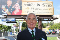 Prince Frederic von Anhalt unveils anniversary billboard of Zsa Zsa Gabor and Prince Frederic von Anhalt, Los Angeles, America - 27 Jul 2011