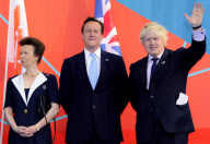'One Year To Go' ceremony to mark London 2012 Olympic games, Trafalgar Square, London, Britain - 27 Jul 2011