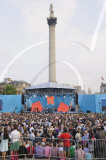 'One Year To Go' ceremony to mark London 2012 Olympic games, Trafalgar Square, London, Britain - 27 Jul 2011