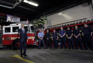 Barack Obama am Ground Zero in New York