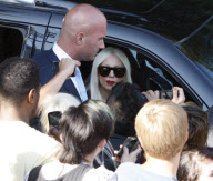 Lady Gaga greets her fans at Chateau Marmont - Part 2