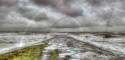 bad weather at the belgian coast