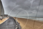 bad weather at the belgian coast