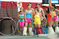 Olivia Wilde On Set of her New Film 'Free Hugs'