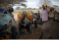 SOMALIA : REFUGEES FLEE WAR AND FAMINE