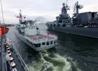RUSSIA-VLADIVOSTOK-CHINESE WARSHIPS-LEAVING
