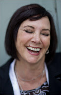 American prosecutor, author, and television correspondent Marcia Clark