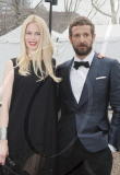 Claudia Schiffer at Met. Opera Gala w/ YSL Creative Director!