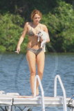 **NO BLOG USE**  *EXCLUSIVE* Miley Cyrus and Liam Hemsworth reunite for a Sunday Lake Affair **NO BLOG USE**