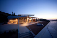 Architect builds house using parts from a Boeing 747 jumbo jet, California, America - 28 Jul 2011
