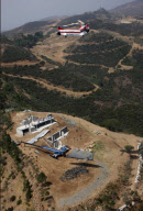 Architect builds house using parts from a Boeing 747 jumbo jet, California, America - 28 Jul 2011