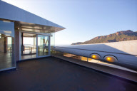 Architect builds house using parts from a Boeing 747 jumbo jet, California, America - 28 Jul 2011