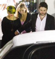 EXCLUSIVE Christina Aguilera and Matt Rutler leaving Giorgio Baldi