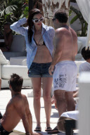 PAZ VEGA, MARTA SANCHEZ AND BOYFRIEND IN MARBELLA DURING SUMMER VACATIONS