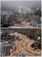 CHINA-GANSU-ZHOUQU-LANDSLIDE-ANNIVERSARY-RECONSTRUCTION (CN)