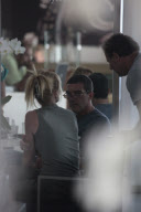 ANTONIO BANDERAS AND MELANIE GRIFFITH WALKING IN MARBELLA
