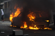 London riots in Hackney