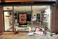 Riots spread to Clapham Junction, London, Britain - 08 Aug 2011