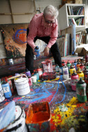 Artist John Hoyland