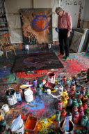 Artist John Hoyland