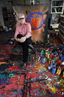Artist John Hoyland