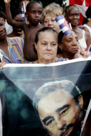 Pro Fidel Castro rally in Havana
