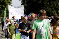 Protest gegen Neonazi-Aufmarsch in Bad Nenndorf