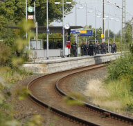 Protest gegen Neonazi-Aufmarsch in Bad Nenndorf