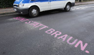 Protest gegen Neonazi-Aufmarsch in Bad Nenndorf