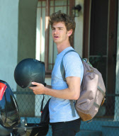 Andrew Garfield Rides His Moped