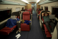 China Railway High-Speed train travelling between Shanghai and Beijing, China - 08 Jul 2011