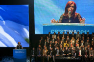 ARGENTINA-PRESIDENT-CRISTINA FERNANDEZ-REELECTION