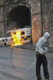 Riots in Bogside follow loyalist parade, Derry, Northern Ireland, Britain - 13 Aug 2011