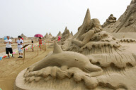CHINA-WEIFANG-SAND SCULPTURE-EXHIBITION (CN)