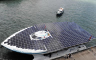 CHINA-HONG KONG-SOLAR CATAMARAN-MS TURANOR PLANET SOLAR-ARRIVAL (CN)