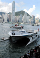 CHINA-HONG KONG-SOLAR CATAMARAN-MS TURANOR PLANET SOLAR-ARRIVAL (CN)