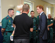 Prince Harry Visits Salford Ambulance Headquarters in Manchester, Britain - 18 Aug 2011