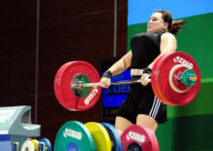 CHINA-SHENZHEN-UNIVERSIADE-WEIGHTLIFTING-WOMEN-+75KG