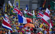 Weltjugendtag 2011: Messe auf der Plaza de Cibeles in Madrid