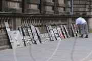 Filmset von World War Z in Glasgow