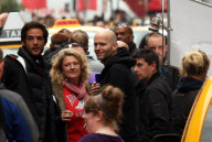 'World War Z' film set Cochrane Street, Glasgow, Scotland, Britain - 17 Aug 2011