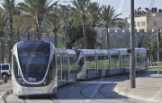 MIDEAST-JERUSALEM-LIGHT TRAIN