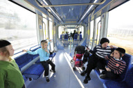 MIDEAST-JERUSALEM-LIGHT TRAIN