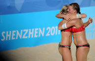 CHINA-SHENZHEN-UNIVERSIADE-BEACH VOLLEYBALL-WOMEN-GOLD MEDAL MATCH (CN)