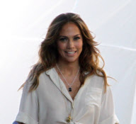 J-Lo filming What to Expect When You're Expecting