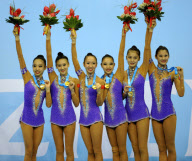 CHINA-SHENZHEN-UNIVERSIADE-RHYTHMIC GYMNASTICS-GROUP-5 BALLS (CN)