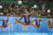 CHINA-SHENZHEN-UNIVERSIADE-RHYTHMIC GYMNASTICS-GROUP-5 BALLS (CN)